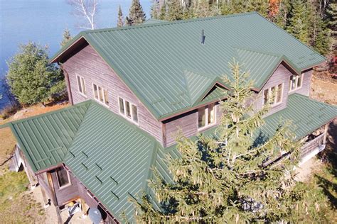 green metal roofing